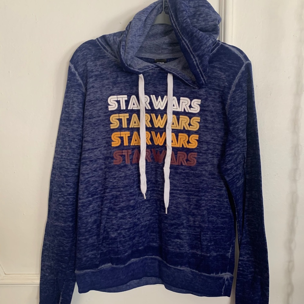 Star Wars faded blue hoodie